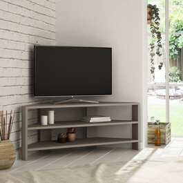 Hanah Home Thales Corner - Soporte de TV Moca claro
